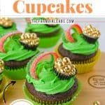 Bring the magic of the Irish to your dessert table with these whimsical Pot of Gold St. Patrick's Day Cupcakes! A delightful spin on classic chocolate cupcakes, these treats are sure to delight both kids and adults alike.