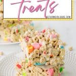Made with Lucky Charms cereal, gooey marshmallows, and a bit of butter, these Lucky Charms treats are so quick and easy and will bring a smile to your face in no time. In just a few simple steps, you'll have a nostalgic snack that's perfect for sharing with friends or taking to school parties. This easy no bake treat isn't just for St. Patrick's Day.