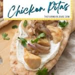 If you're looking for a quick and satisfying meal, these chicken pitas with yogurt sauce are a great option. They're easy to make and full of flavor, thanks to the combination of juicy chicken, sautéed onions, and a tangy yogurt sauce.