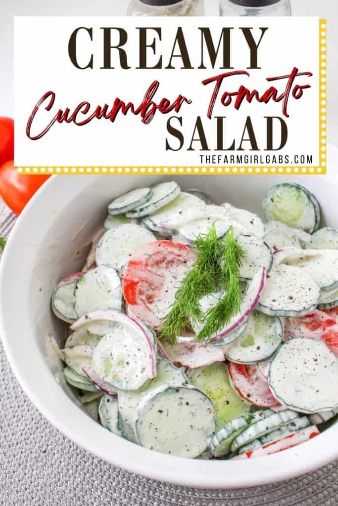 If you're in the mood for a light and refreshing side dish, this Creamy Tomato and Cucumber Salad is just what you need. It's a simple combination of sliced tomatoes, cucumbers, and red onion, all tossed in a creamy, tangy dressing.