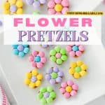 If you're looking for an easy springtime treat, you’re going to love these Pretzel Flowers with M&Ms! This recipe effortlessly blends the salty crunch of butter snap pretzels with pastel Easter M&Ms and white chocolate to make an adorable sweet treat.