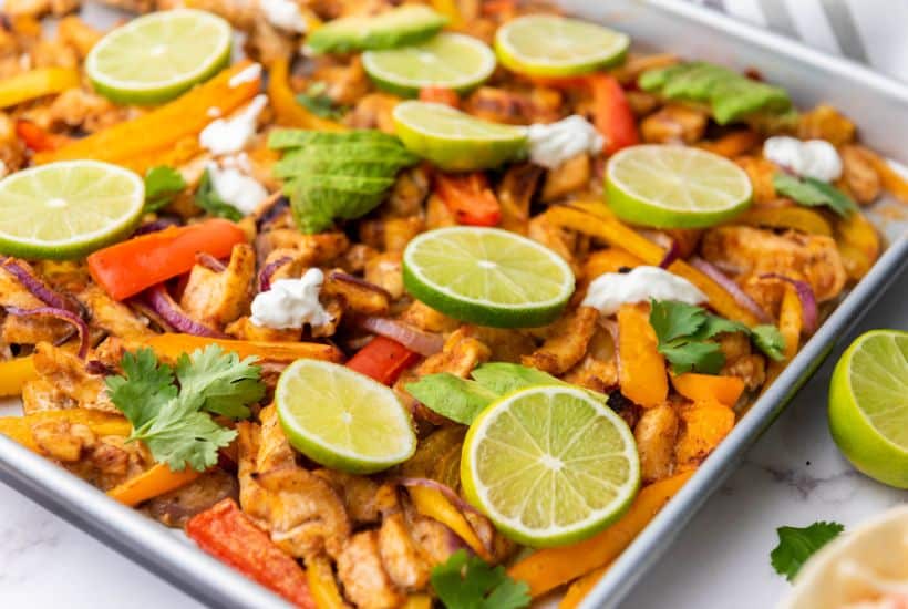 Discover the perfect weeknight meal with our Oven Baked Chicken Fajitas! This easy, one-pan recipe is bursting with flavor and makes cleanup a breeze. Perfect for a quick, delicious dinner everyone will love.