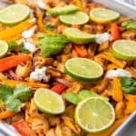 Discover the perfect weeknight meal with our Oven Baked Chicken Fajitas! This easy, one-pan recipe is bursting with flavor and makes cleanup a breeze. Perfect for a quick, delicious dinner everyone will love.