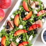 For a fresh twist on a summer classic, you’ll love this Peach Caprese Salad. It's a perfect mix of sweet and savory that comes together in just 5 minutes. This salad is just made for those hot days when you want something light and delicious without turning on the oven.