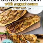 If you're looking for a delicious and healthy side dish, this Grilled Eggplant with Yogurt Sauce is a must-try. The tender, smoky eggplant goes perfectly with the creamy, garlic yogurt sauce, making it the perfect dish to serve with any meal.