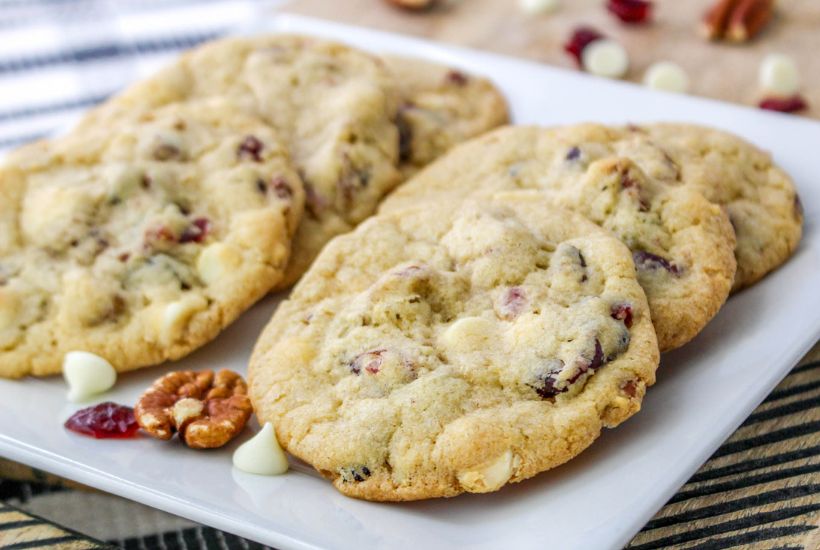 These Cranberry Pecan Cookies with White Chocolate are amazing. They're packed with tart cranberries, crunchy pecans, and creamy white chocolate chips - a flavor combo that's hard to beat. The best part is they're super easy to make and perfect for any occasion. You can bake them for the holidays or just when you're craving something sweet