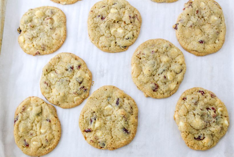 These Cranberry Pecan Cookies with White Chocolate are amazing. They're packed with tart cranberries, crunchy pecans, and creamy white chocolate chips - a flavor combo that's hard to beat. The best part is they're super easy to make and perfect for any occasion. You can bake them for the holidays or just when you're craving something sweet