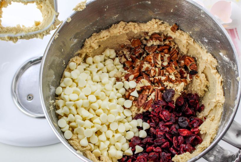 These Cranberry Pecan Cookies with White Chocolate are amazing. They're packed with tart cranberries, crunchy pecans, and creamy white chocolate chips - a flavor combo that's hard to beat. The best part is they're super easy to make and perfect for any occasion. You can bake them for the holidays or just when you're craving something sweet