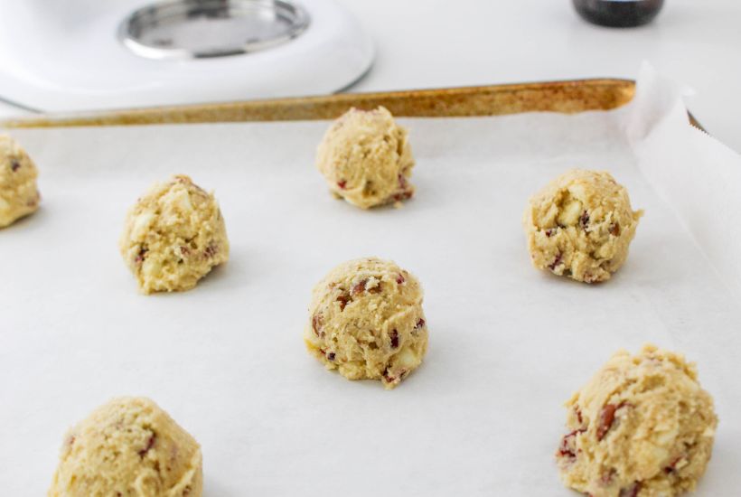These Cranberry Pecan Cookies with White Chocolate are amazing. They're packed with tart cranberries, crunchy pecans, and creamy white chocolate chips - a flavor combo that's hard to beat. The best part is they're super easy to make and perfect for any occasion. You can bake them for the holidays or just when you're craving something sweet