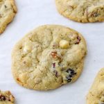 These Cranberry Pecan Cookies with White Chocolate are amazing. They're packed with tart cranberries, crunchy pecans, and creamy white chocolate chips - a flavor combo that's hard to beat. The best part is they're super easy to make and perfect for any occasion. You can bake them for the holidays or just when you're craving something sweet