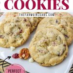 These Cranberry Pecan Cookies with White Chocolate are amazing. They're packed with tart cranberries, crunchy pecans, and creamy white chocolate chips - a flavor combo that's hard to beat. The best part is they're super easy to make and perfect for any occasion. You can bake them for the holidays or just when you're craving something sweet