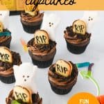 These Halloween Graveyard Cupcakes are a breeze to make, even if you're not a baking wizard. Starting with a box of Devil's Food cake mix means you'll have perfectly moist, chocolatey cupcakes every time. And let's be honest, on busy Halloween nights, we could all use a little shortcut magic!
