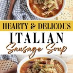 There’s nothing quite like a big pot of homemade soup simmering away on the stove to make your house feel warm and inviting. Whether it's a chilly evening or you're just craving a hearty, comforting meal, this Italian Sausage Soup is the perfect solution.